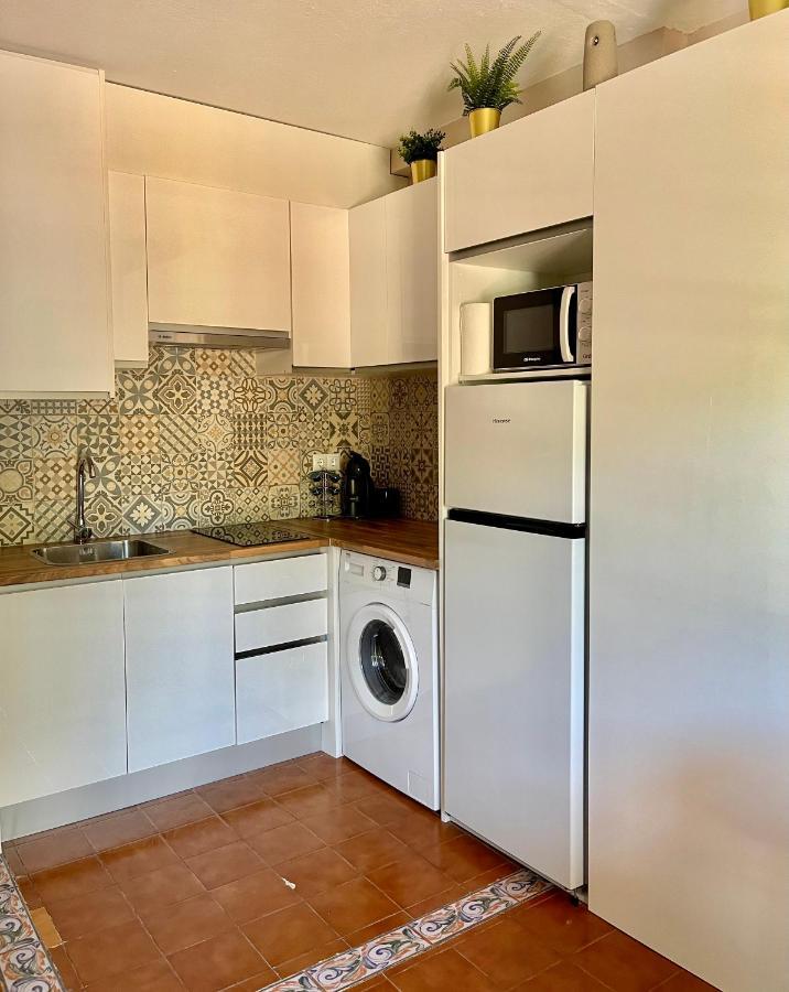 Bonito Apartamento Con Terraza, Jardin Y Piscina Cala en Bosch Ngoại thất bức ảnh